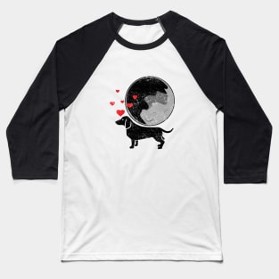 Dash Hunt Dog Design Baseball T-Shirt